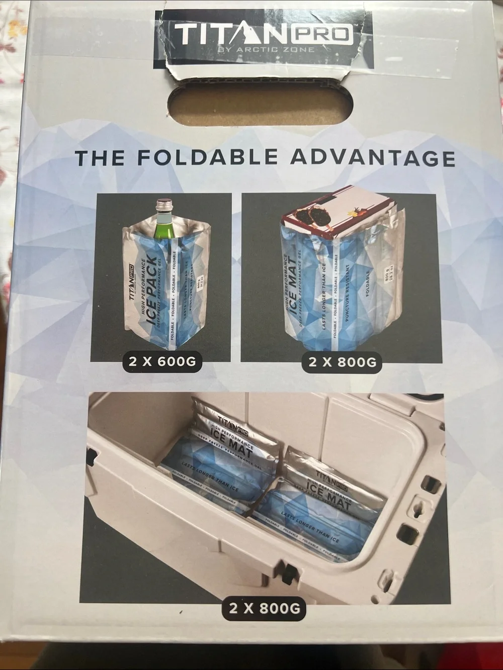 New 3pcs Titan Pro Ice Pack Pack - Picture 6 of 7